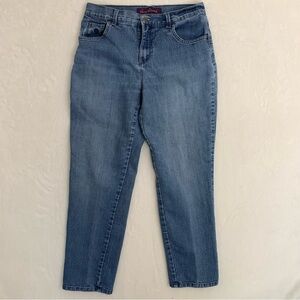 Gloria Vanderbilt Women's Jeans Classic Size 8 Short Straight Leg Med Wash